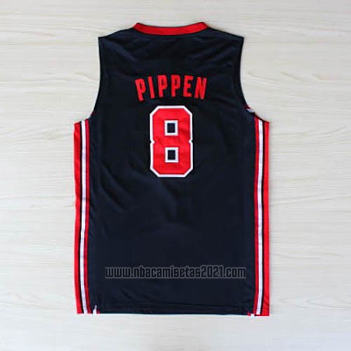 Camiseta USA 1992 Scottie Pippen #8 Negro
